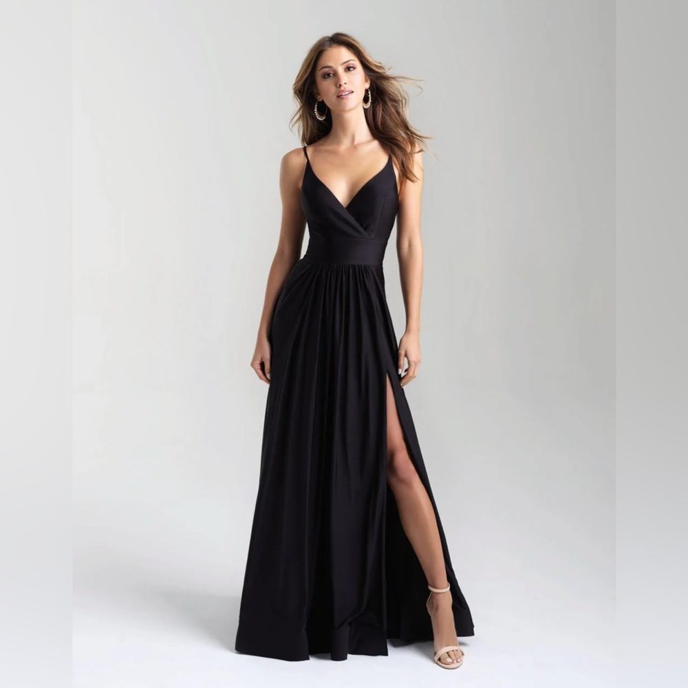 Elegant Black Evening Gown-Madison James 20-359 Dress